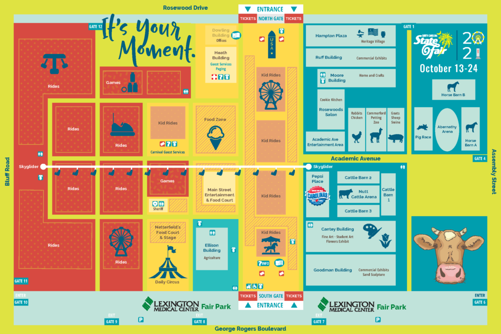 Fairgrounds Map South Carolina State Fair Fairgrounds Map South Carolina State Fair