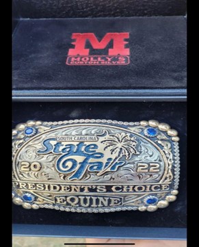 Spending time in the stables at the S.C. State Fair 2 Buckle2