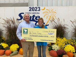 SCFB Dairy Scholarship Sierra Tinsley and Harry Ott