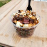 Red White and Bleu Steak Sundae 1