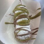 fried Dubai chocolate truffle on a stick 1