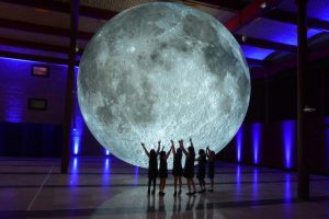 Museum of the Moon by Luke Jerram. Cork Midsummer Festival, UK, 2017